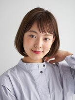 ジュール 新宿三丁目(Joule)&nbsp;顔型別ヘアスタイル特集/マロンベージュ/Aラインボブ/新宿三丁目