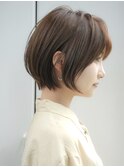 前髪あり大人ショートボブ20代30代40代【AIN.表参道】川原大地