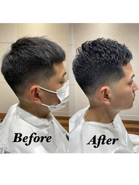 ヨシザワインク プレミアム 横浜 桜木町店(YOSHIZAWA Inc. PREMIUM) 【ヨシザワ横浜】ビフォーアフター王道濡れパンクロップ