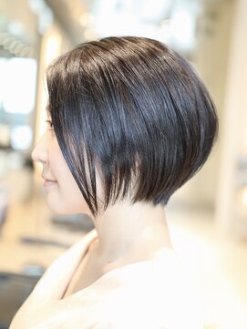 ヘア デザイン リスク(HAIR DESIGN RISK) 【RISK 高橋勇太】三鷹 ショートカット 上手い束感ショートボブ