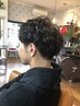 【メンズカット+パーマ】　￥8000