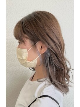 グリー ヘアープロデュース(Gree hair produce) 〈Gree金子〉イヤリングカラー スチールアッシュ スカイブルー