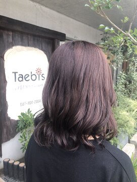 タエビスアリッサム(Taebis Alyssum) バイオレットピンク/ブリーチなしピンク/髪質改善