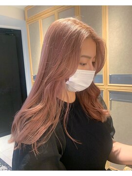 ヘアサロン ガリカ 表参道(hair salon Gallica) 【柴田優香】ゆるふわ透明感ピンクベージュ/ピンクラベンダー