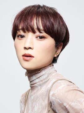 ピークアブー アヴェダ アトレ恵比寿(PEEK-A-BOO AVEDA) 【マッシュショート】ウォームブラウン丸みショート 恵比寿 渡邉