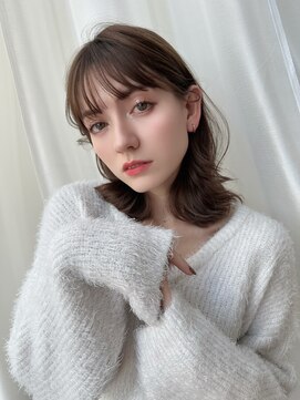 バイオレット 表参道店(Violet) ミディアムレングス×グレー系カラー王道かわいいMIX♪