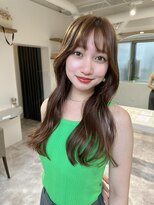 エレン 池袋(ElEn.)&nbsp;似合わせ小顔カット×くびれレイヤーカット　韓国ヘア　髪質改善