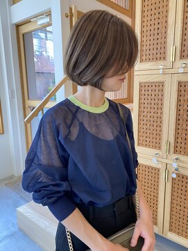 キコ 肥後橋店(kico) 上品ボブ＋ハイライトカラー