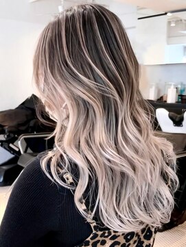 アルバム 池袋(ALBUM) デザインカラーレイヤーロングニュアンスカラー_ba369931