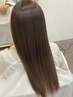 【自然な仕上がり】ストレート＋カット＋METEO髪質改善最高級トリートメント
