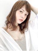 ■清潔感◎女性らしさ◎ミディアムヘア