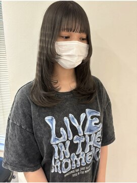 ユーフォリア 青山(Euphoria) 【担当きょうこ】シアーグレージュ/フェイスレイヤー/小顔カット