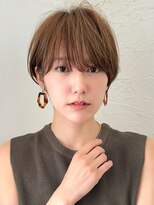 アンド ストーリーズ(&STORIES)&nbsp;ショートボブ髪型30代40代50代前髪あり前髪なし面長丸顔【荒牧】