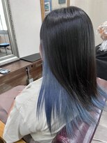 セシルヘアー なんば店(Cecil hair)&nbsp;インナーカラー/ハイブリーチ/ブルー/TOKIOインカラミ