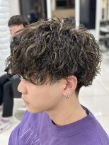 テクト バイアッシュ 吉祥寺店(Tect by Ash)&nbsp;ツイストスパイラルパーママッシュハイライトメッシュ19時以降