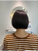 ぱっつんショートボブ♪お手入れ簡単◎