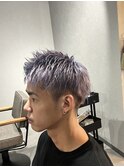 パープルシルバー [柏/メンズサロン/ハイトーンカラー]