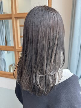 アミトヘアアンドサロン(amito hair&salon) ブリーチなし大人可愛いフォギーグレージュ