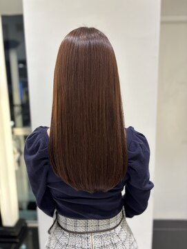 エアー 銀座タワー(AIR) ブリーチなしカラー ストレートロング