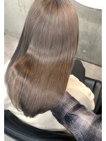 シェーン 仙台駅広瀬通店(schon)&nbsp;ロングヘア× グレージュカラー