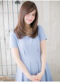 辻堂/髪質改善/マロンベージュ×顔周りレイヤーロングｆ