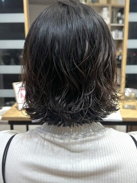 アピッシュ(apish 並木通り) 外ハネボブパーマ