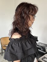 ロールアップスリーブス(ROLL UP SLEEVES)&nbsp;layer perm  / orangebrown