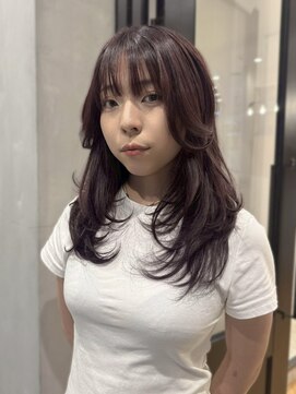 ラヴィズム 長岡店(LUVISM) 韓国/顔周りレイヤー/ダブルカラー/ベージュ/前髪新潟長岡宮関