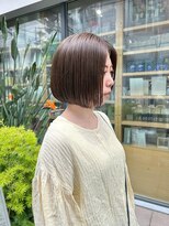 ナインセンス 下北沢(9_________nine sense)&nbsp;ミニボブ × アッシュブラウン【下北沢】