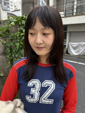 フェンヘアーアイス 中目黒(Fen.hair ici) ステップレイヤー大人可愛い20代30代ウルフレイヤー