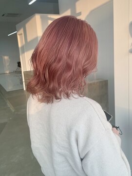 ノートエートル 西金沢(Nought etre) 10代/20代/ケアブリーチ/ハイトーンカラー/ピンクベージュ