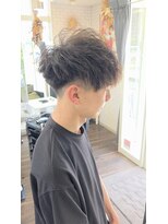 リール(THE RIRE.) *THERIRE. メンズショート×ツイストパーマ*
