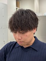 イーラ 和歌山(era)&nbsp;メンズパーマ/ニュアンスパーマ/センターパート/眉毛/メンズ