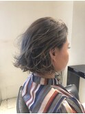 能瀬 エアリーグラデーションショートボブ