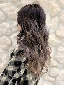 モアナ バイ ヘッドライト 駒沢大学店(Moana by HEADLIGHT) グレージュバレイヤージュ#デザインカラー#アッシュ#イメチェン