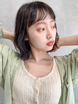 レニーバイエース(LANY by ACE) 【LANY 横浜】ナチュラルボブ×アッシュブラック