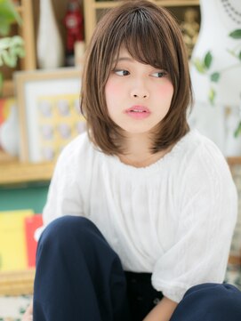 カバーヘア ブリス 大宮西口(COVER HAIR bliss) 透け感インナーカラー斜めバング前下がりボブg大宮20代30代40代!