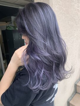 アルカナ 明治神宮前原宿(ARCANA) モーヴバレイヤージュ　ヴァイオレットアッシュ　ラベンダー　h