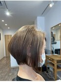 前下がりボブ(縮毛矯正)