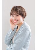 丸みショート/髪質改善/ベージュ/透明感/20代30代40代50代