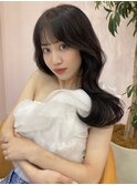 ラベンダーグレージュ//韓国ヘア/渋谷/レイヤー/顔まわり