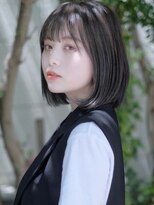 シルクレイ 新宿店(Silk-lei)&nbsp;大人可愛い　ナチュラルボブ インナーカラー 新宿