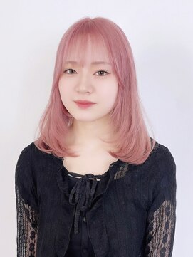アルバム 新宿(ALBUM SHINJUKU) ピンクヘアーピンクグレープフルーツ透明感カラー_ba521561