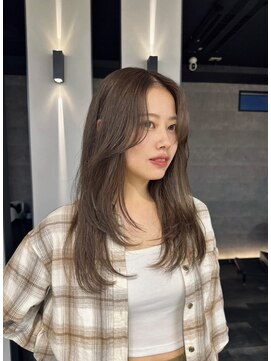 ハオ(hao) ミルクティーグレージュ×レイヤーカット