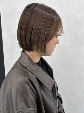 ヌードルバイコア(noodle by CoRe.gn) 【透明感カラー】ぱつっとボブ