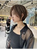 長めの大人美人ショート/ショートヘア/小顔ショート/福岡