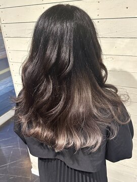 ルノン(LUNON) インナーカラー/シルバーベージュ/ブリーチカラー