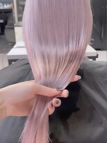 ペレ 渋谷(PELE)&nbsp;イメチェン/ホワイトブロンド/外ハネボブ/ワイドバング/渋谷