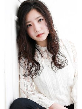 オーバーヘアー 大久保店(over hair) 【over hair】 ふんわりくびれセミディ