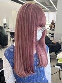 年中大人気ピンクヘア得意です！